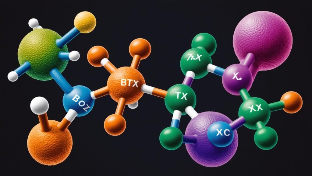 Aromatics (Benzene, Toluene, Xylene – BTX) Essential base chemicals in the production of plastics, fibers, synthetic rubbers, and resins. Critical for downstream chemical and polymer manufacturing.