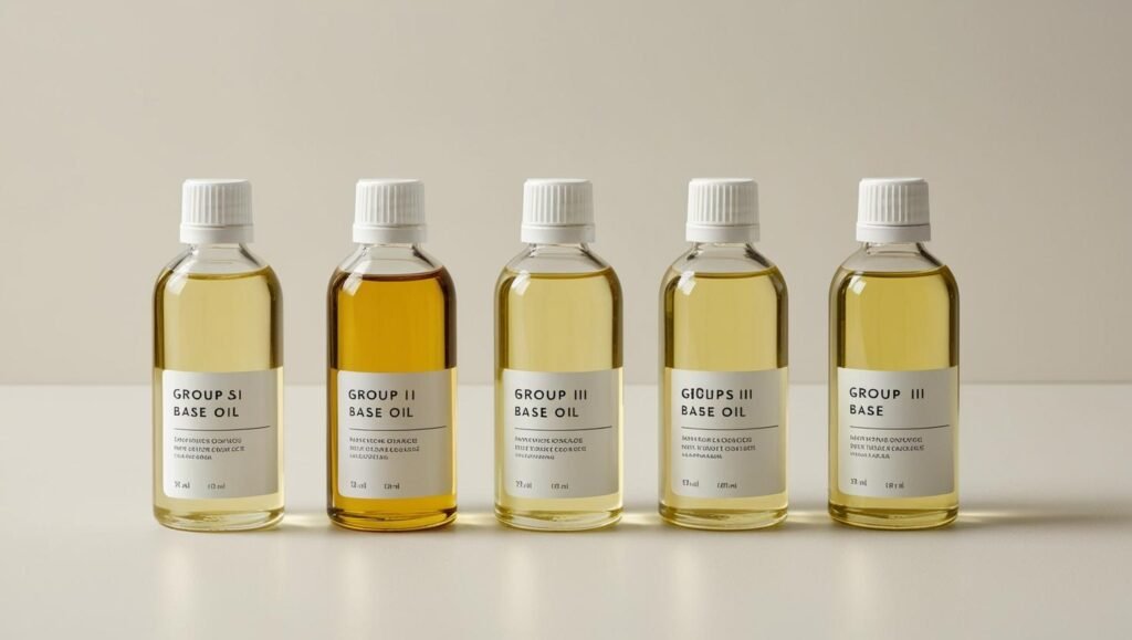 Base Oils (Groups I, II, III) Refined oils used in the production of automotive and industrial lubricants. Offer excellent viscosity control, thermal resistance, and formulation stability.