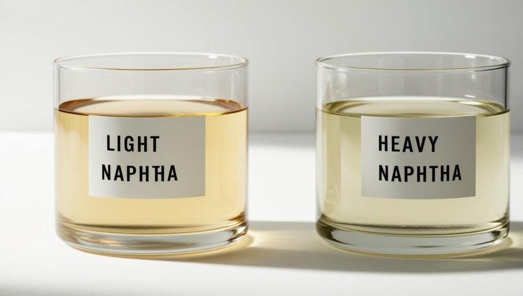 Light & Heavy Naphtha Primary feedstocks for ethylene and propylene production in petrochemical plants. Also used in gasoline blending and as a solvent in industrial processes.